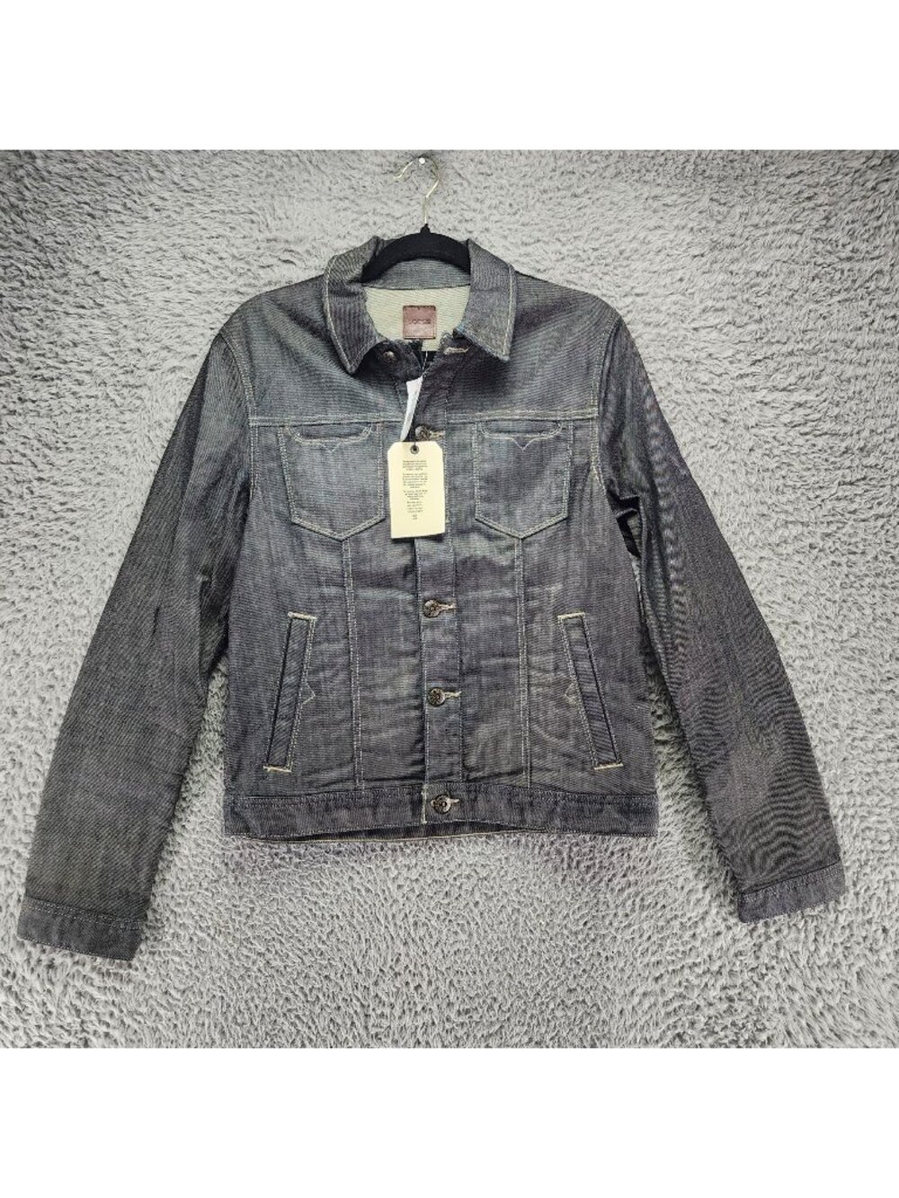 Joe's Jeans Jacket Womens Small Blue Dark Wash West Point Denim Jacket *NWT*